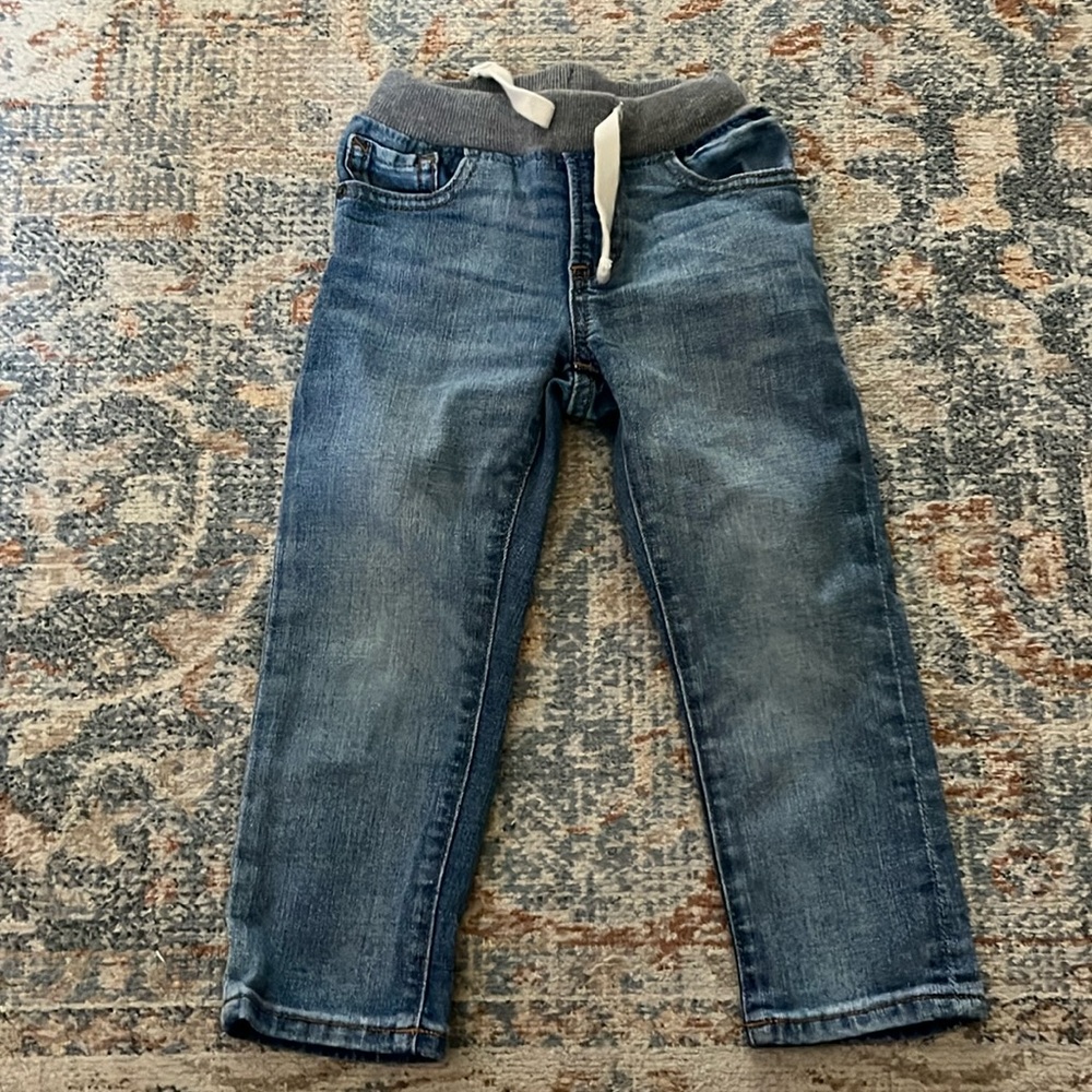 GAP 3T drawstring slim jeans